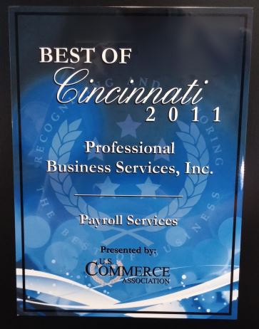 Best of Cincinnati for Payroll Services, 2011