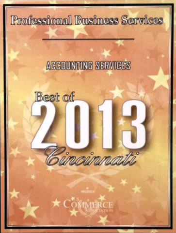 Best of Cincinnati for Accounting Services, 2013