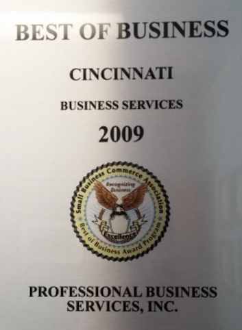 Best of Cincinnati for Business Services, 2009